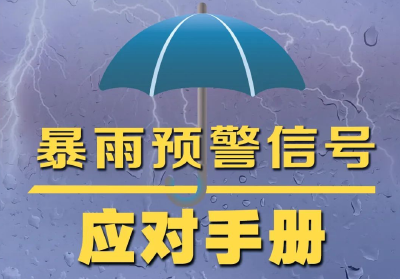 @通山市民：这有一份暴雨天应对手册请查收！