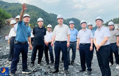 V视丨吴涛调研黄荆口水库项目建设时强调：要严把工程质量与施工安全双重关口真正把黄荆口水库建成百年安澜的民心工程