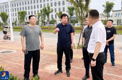 吴涛调研督导信息产业园推进建设工作：紧盯时间节点抢抓进度 高效推进项目提速提效