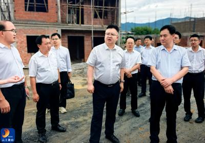 V视丨陈洪豪到黄沙铺镇督导重点项目建设、防汛工作
