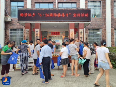 杨芳林乡：6.26国际禁毒日宣传活动  