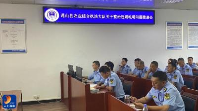 通山县农业综合执法大队召开整治违规吃喝问题推进会 