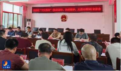【弘扬三大精神 奋力建成支点】洪港镇掀“三大精神”学习热潮 凝聚奋进力量