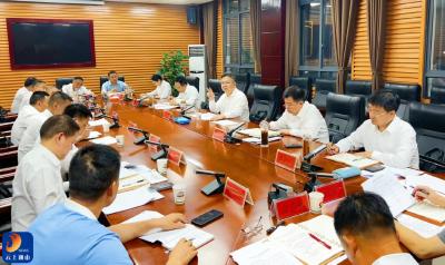 V视丨陈洪豪主持召开重点项目推进会
