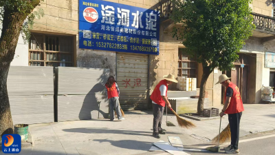 大畈镇：青春力量齐行动 人居环境焕新颜