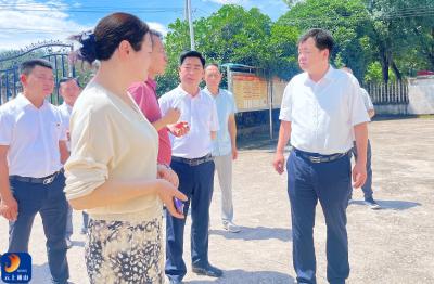 V视丨吴涛到大路乡调研青少年成长学校规划建设工作