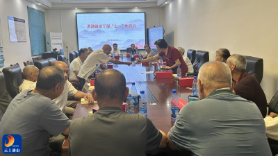 洪港镇：召开老干部“七一”座谈会