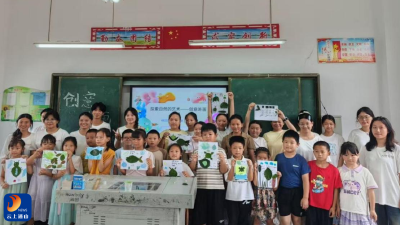 九宫山镇南成村：非遗叶画进课堂，文化振兴润山乡