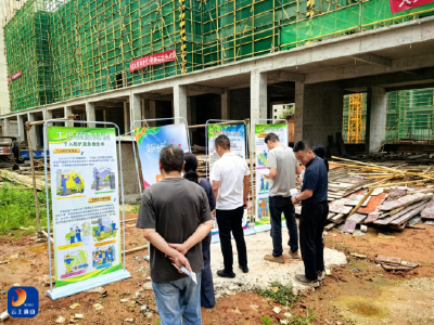 县人社局：工伤预防进工地 筑牢安全“防护网”