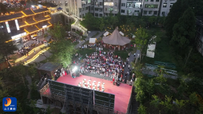 V视丨九宫山夏夜的军旅礼赞