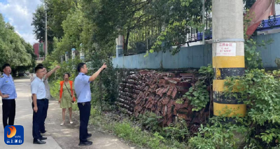 洪港镇：开展人居环境大提升专项整治月考核行动