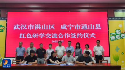红色研学促振兴 区域协作谱新篇——武汉洪山区考察团赴隐水村洽谈红色研学合作