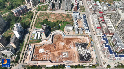 V视丨通山国投兴业项目抢抓黄金期 中建四局高标准建设如火如荼