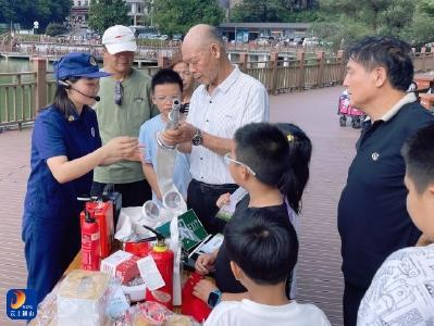 通山县消防救援大队：宣传进景区 安全知识“零距离”