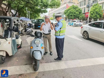 守护当“夏”安全行，通山交警常态化开展“一盔一带”整治行动