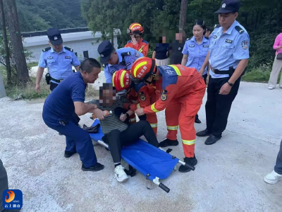 海拔1600米！游客徒步突发急症，通山警消医紧急救援化险为夷