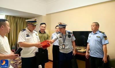 通山县消防救援大队：联合多部门开展消防安全检查 筑牢“9·3”安保防线 