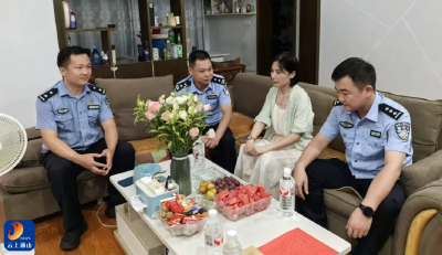 解警属忧，守廉洁心！通山公安“夜访警属”让温暖与守护“双向奔赴”