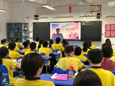 硬核开学礼！通山公安“反诈+交通”必修课护航开学季