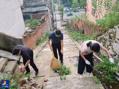 【清洁家园在行动】县公检中心积极开展“清洁家园  万人洁城”文明实践活动 