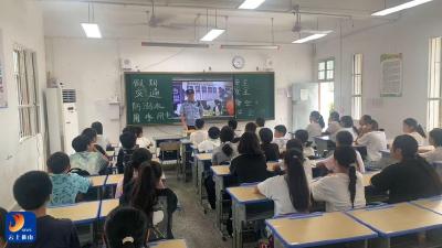 大畈镇：“开学第一课”进校园 筑牢青少年禁毒“安全墙”