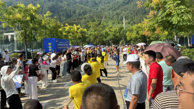 九宫山镇：“百镇千村”全民健身活动趣味运动赛火热开赛