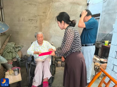 厦铺镇：身边好人暖人心 深情慰问传美德