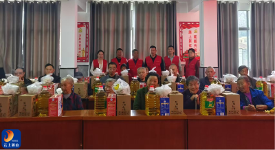 通羊镇联合通羊商会开展敬老爱老慰问活动