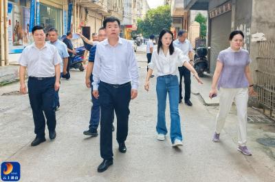 V视丨吴涛督导城区支街叉巷环境卫生整治工作时强调：精细化人性化管理提升城市品质  增强群众获得感、幸福感、安全感