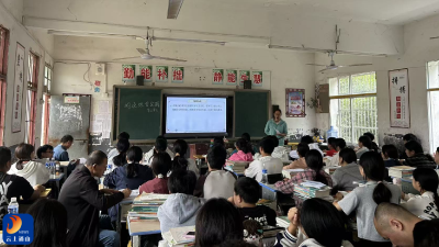 黄沙铺镇中学举行教联体语文优质课活动  教师同课异构展风采