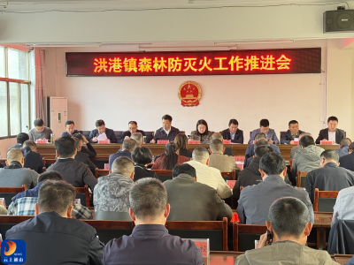 拧紧防火链条 守住“金山银山”  洪港镇召开森林防灭火工作推进会