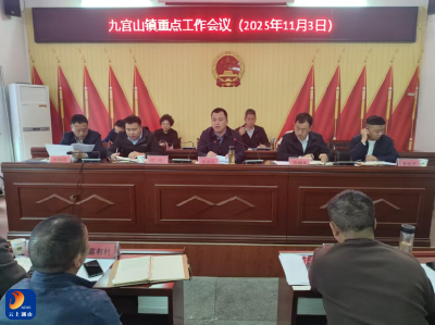 九宫山镇：召开年前重点工作会议  全面部署各项攻坚任务