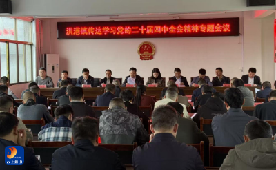 【学习贯彻党的二十届四中全会精神】洪港镇传达学习党的二十届四中全会精神专题会议召开