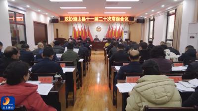 V视丨政协通山县十一届二十次常委会议召开
