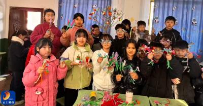 燕厦乡潘新小学开设艺术课程为成长添彩