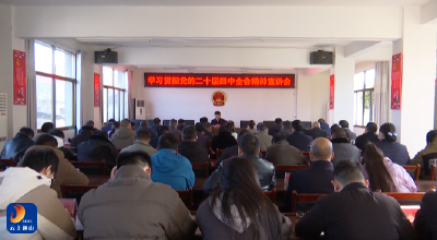 V视丨【学习贯彻党的二十届四中全会精神】 县领导到洪港镇宣讲党的二十届四中全会精神