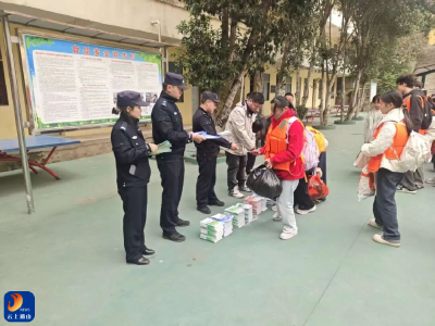 “宪”入校园，“安”护水路！通山慈口派出所与司法所携手送安全