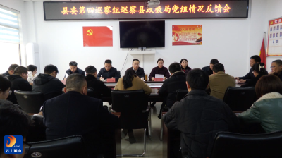 V视丨县委第四巡察组向县政数局党组反馈巡察情况