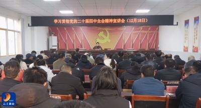 【学习贯彻党的二十届四中全会精神】V视丨县领导深入黄沙铺镇宣讲党的二十届四中全会精神