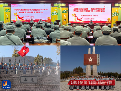 追寻红色足迹践行初心使命——洪港镇赴隐水开展2026年第一期支部主题党日活动