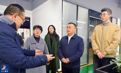 V视丨王功辉调研通山（武汉）离岸科创中心 锚定产业方向 聚力提质增效