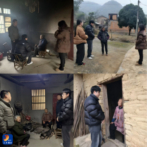 洪港镇茅田河村：迎战冰冻雨雪 暖心守护平安