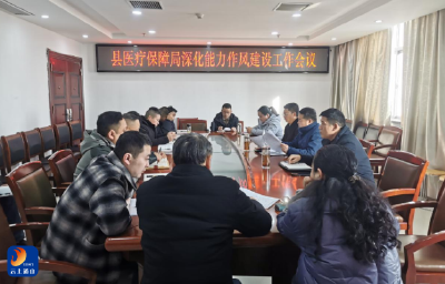 县医保局召开深化能力作风建设专题工作会议