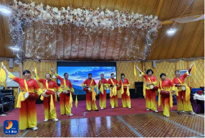 大路乡：元旦添欢韵 银发展风采