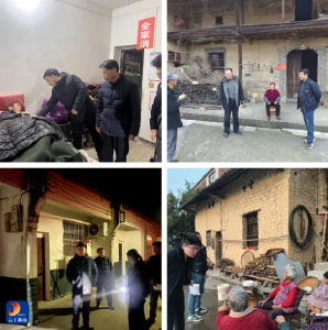 洪港镇全员待命  及时应对冰冻雨雪天气 