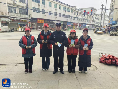 九宫山镇横石潭社区警校联动 禁毒宣传入民心