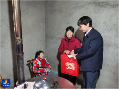 燕厦乡：春节慰问暖童心 青春关怀助成长