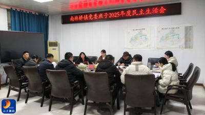 南林桥镇组织召开2025年度民主生活会