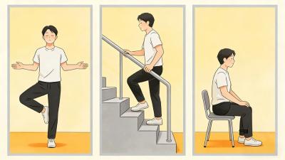 3个动作自测衰老，能做到说明身体很“年轻”