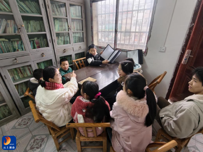 听年俗故事、品乡土年味——杨芳林村农家书屋里的新春文化小课堂